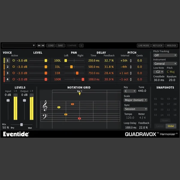 Quadravox plugin de Eventide | Plugsónico