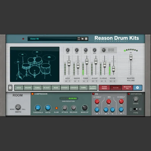 Reason Drum Kits de Reason Studios | Plugsónico