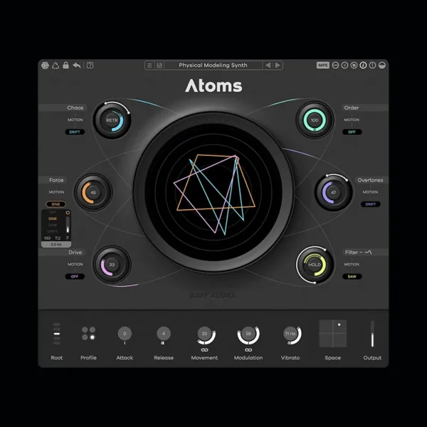 Atoms de Baby Audio sintetizador, plugin de audio | Plugsónico, México