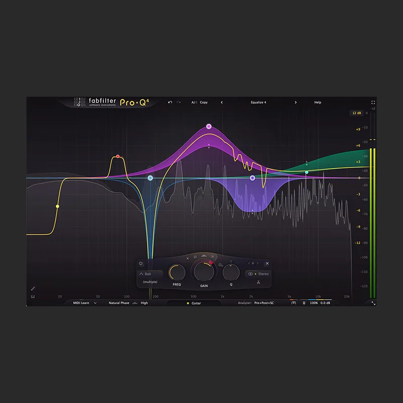 Pro-Q 4 de FabFilter, efectos, plugin de audio, ecualizador | Plugsónico, México