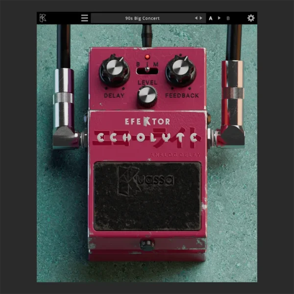 Efektor Echolyte Delay de Kuassar | Plugsónico, México