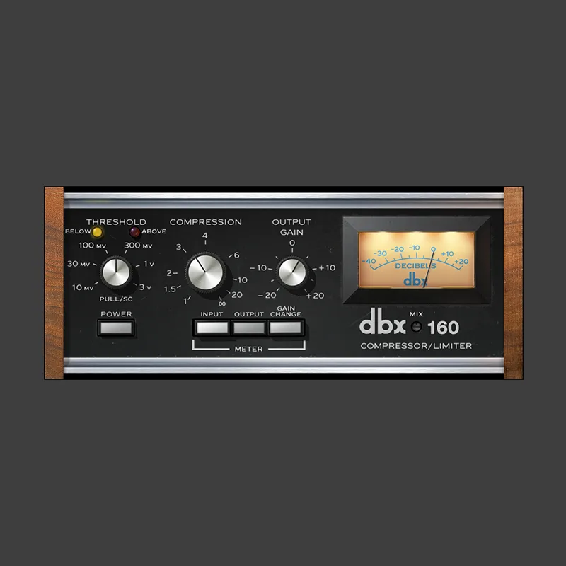 UAD dbx 160 Compressor Limiter de Universal Audio | Plugsónico