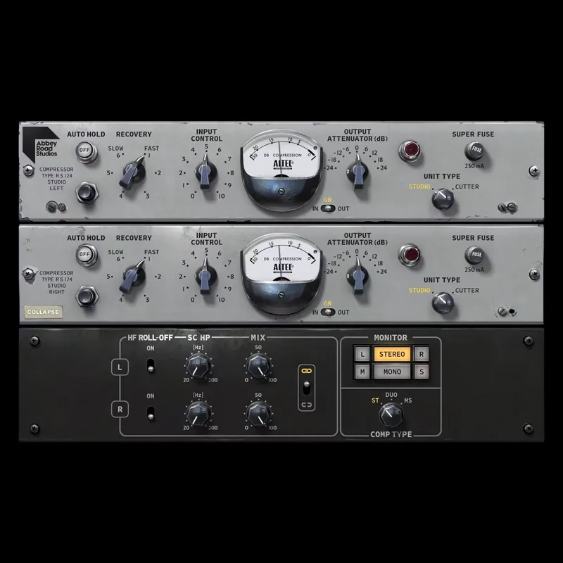 Abbey Road RS124 Compressor de Waves | Plugsónico, tienda de plugins VST y software profesional de audio en México