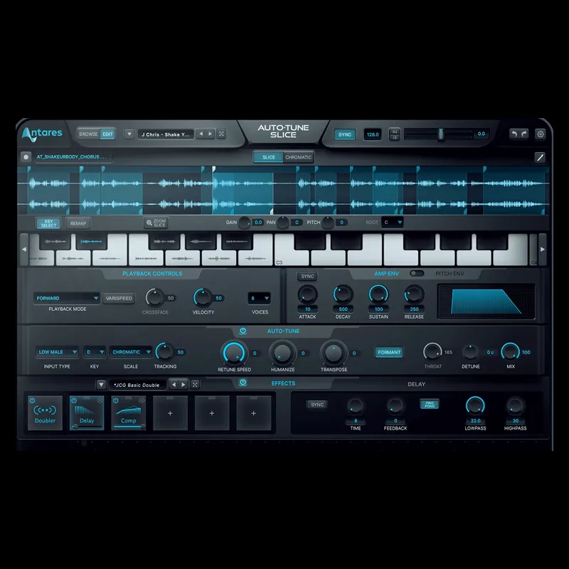 Auto-Tune Slice de Antares | Plugsónico, tienda de plugins VST y software profesional de audio en México