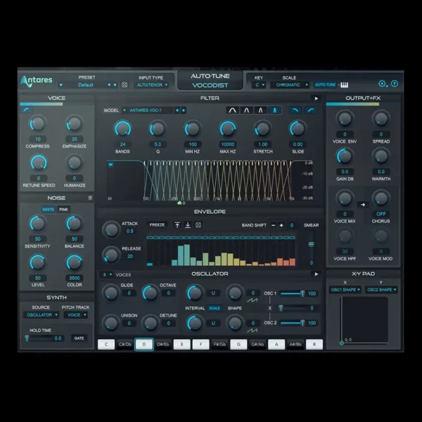 Auto-Tune Vocodist de Antares | Plugsónico, tienda de plugins VST y software profesional de audio en México