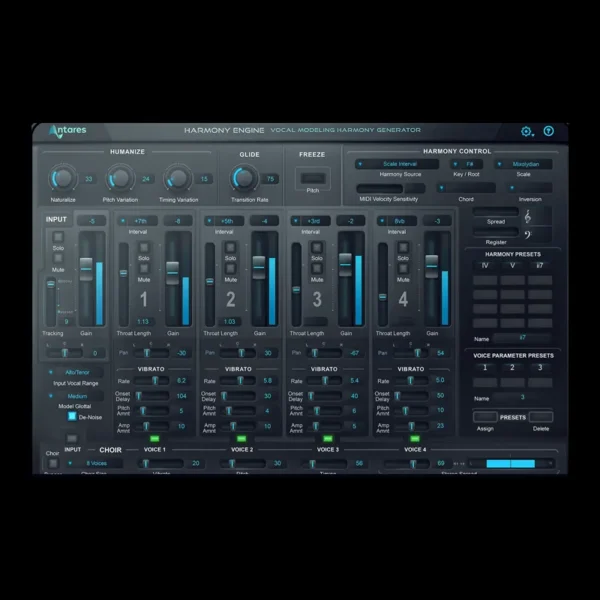 Harmony Engine de Antares | Plugsónico, tienda de plugins VST y software profesional de audio en México