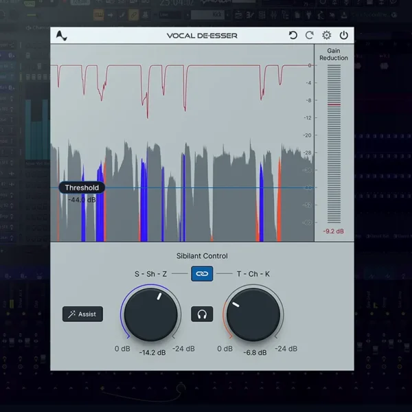 Vocal De-Esser de Antares | Plugsónico, tienda de plugins VST y software profesional de audio en México