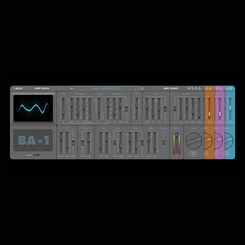 BA-1 de Baby Audio sintetizador