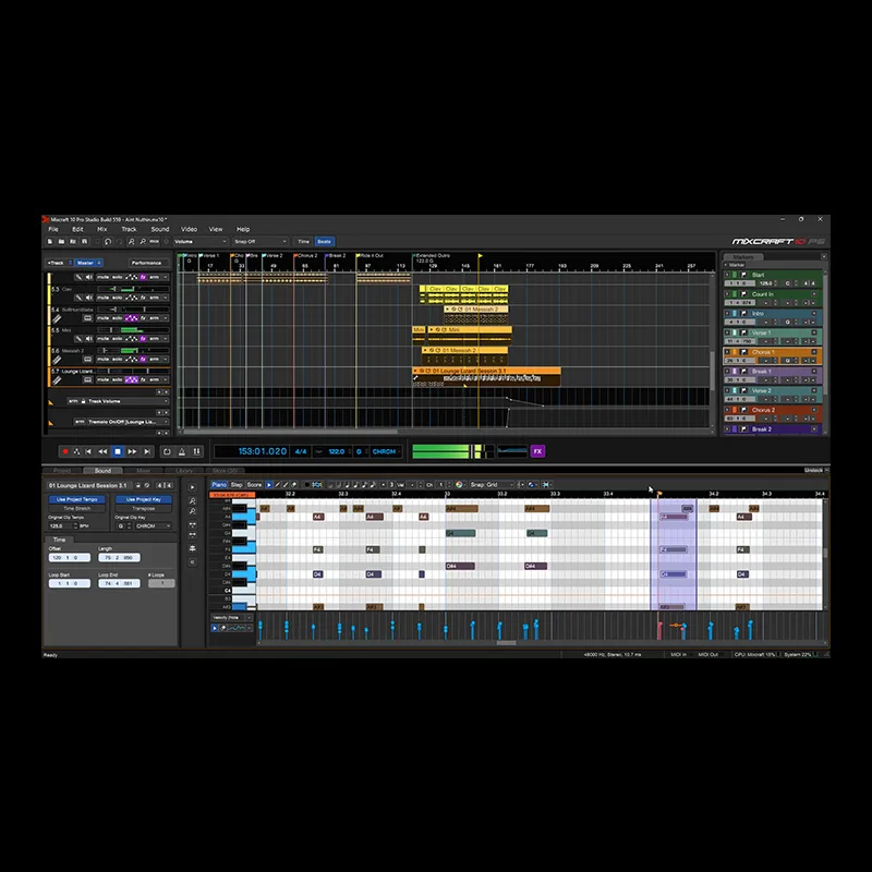 Mixcraft 10.6 Recording Studio de Acoustica en Plugsónico | Plugsónico
