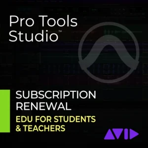 Pro Tools Studio - 1yr Subscription EDU RENEWAL de AVID en Plugsónico