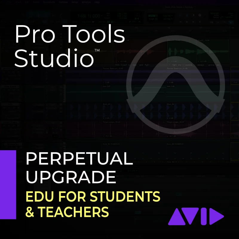 Pro Tools Studio - Perpetual Upgrade EDU de AVID en Plugsónico
