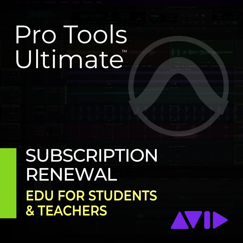 Pro Tools Ultimate 1yr subscription de AVID en Plugsónico
