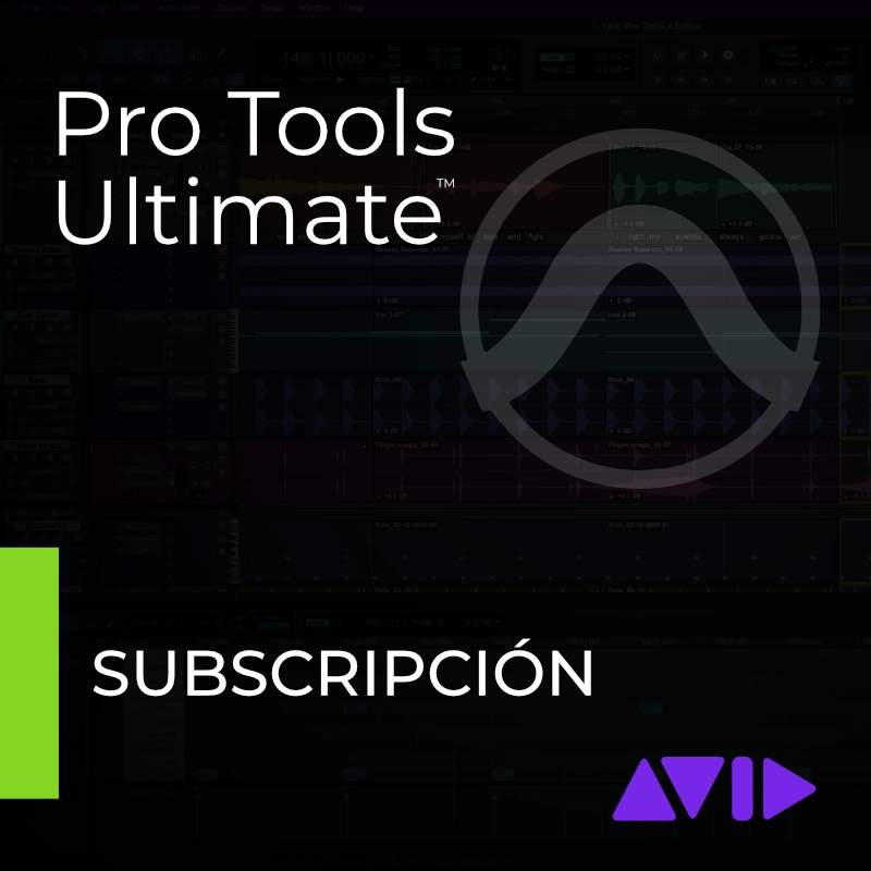 Pro Tools Ultimate - Subscripción anual de AVID en Plugsónico
