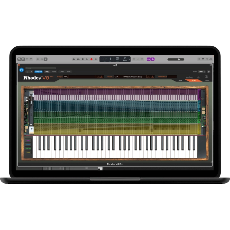 Rhodes V8 en Plugsónico