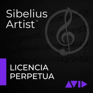 Sibelius Artist de AVID - Licencia perpetua, en Plugsónico