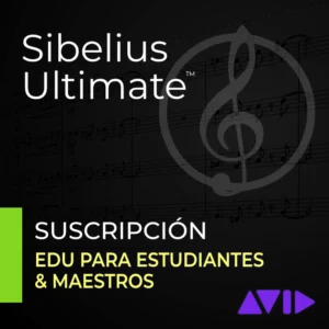Sibelius Ultimate - Suscripción anual educativa de AVID en Plugsónico